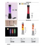 RABALUX 6949 | Carnival Rabalux dekor lámpa kapcsoló hangszóró, Bluetooth, USB csatlakozó, színváltós 1x LED RGBK fekete, átlátszó