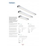 REDO 01-1131 | Horizon-RD Redo fali lámpa 1x LED 1100lm 3000K IP44 króm, szatén