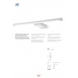 REDO 01-1228 | Alf-RD Redo falikar lámpa 1x LED 702lm 3000K matt fehér, opál
