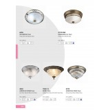 SEARCHLIGHT 4042 | American-Diner Searchlight mennyezeti lámpa 2x E14 IP44 szatén ezüst, fehér, opál