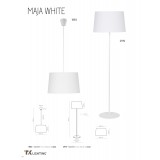 TK LIGHTING 1883 | Maja-TK Tk Lighting függeszték lámpa 1x E27 fehér