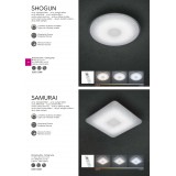 TRIO 628613001 | Samurai-TR Trio mennyezeti lámpa távirányító távirányítható, szabályozható fényerő 1x LED 2400lm 3000 <-> 5500K fehér