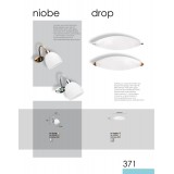 VIOKEF 351400 | Niobe Viokef falikar lámpa 1x E14 matt fehér, antik