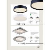 VIOKEF 4155301 | Alessio Viokef mennyezeti lámpa 3x E27 fehér, opál