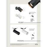 VIOKEF 4185701 | Reeds Viokef beépíthető lámpa elforgatható alkatrészek Ø62mm 1x GU10 fekete