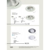 VIOKEF 4157200 | Nox Viokef beépíthető lámpa billenthető Ø78mm 1x LED 314lm 3000K fehér