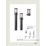 VIOKEF 4198600 | Aspen-VI Viokef álló lámpa 75cm 1x E27 IP44 sötétszürke
