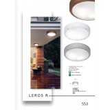 VIOKEF 4049201 | Leros Viokef mennyezeti lámpa 2x E27 IP44 fehér, opál
