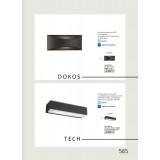 VIOKEF 4198700 | Tech Viokef fali lámpa 1x LED 900lm 3000K IP65 sötétszürke