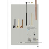 VIOKEF 4201700 | Elliot Viokef függeszték lámpa 1x LED 450lm 3000K arany
