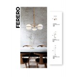 VIOKEF 3094100 | Ferero Viokef asztali lámpa 52cm kapcsoló 1x E27 matt opál, arany, fekete