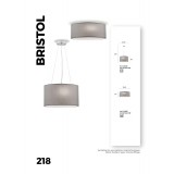 VIOKEF 4211600 | Marion-VI Viokef asztali lámpa 52cm 1x E27 barna, fehér