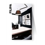 VIOKEF 4188101 | Villy Viokef asztali lámpa 33cm kapcsoló 1x E27 fekete, natúr