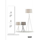 VIOKEF 4127500 | Martha-VI Viokef asztali lámpa 59cm kapcsoló 1x E27 szürke