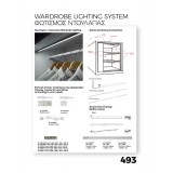 VIOKEF 4189400 | Strip Viokef rendszerelem lámpa 1x LED 680lm 3000K szürke, fehér