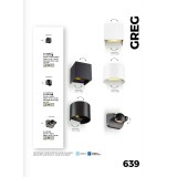 VIOKEF 4188801 | Greg-VI Viokef fali lámpa elforgatható alkatrészek 1x LED 420lm 3000K fekete
